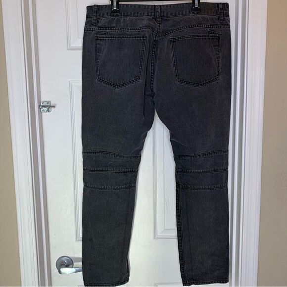 Square Zero Built to Last Men's Jeans Distressed Slim Denim Ripped  Size 40 - Picture 2 of 9